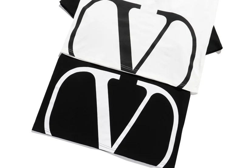 関税込ヴァレンティノ Tシャツ コピー VLTN コットンロゴ Tシャツ 2色 Vua65573