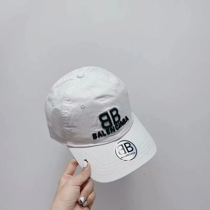 【日本未発売】バレンシアガ ロゴ刺繍 オーガニックコットンドリル製 キャップ 偽物 bab83856