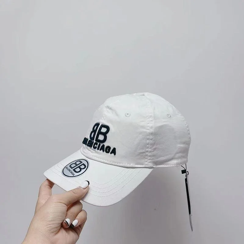 【日本未発売】バレンシアガ ロゴ刺繍 オーガニックコットンドリル製 キャップ 偽物 bab83856