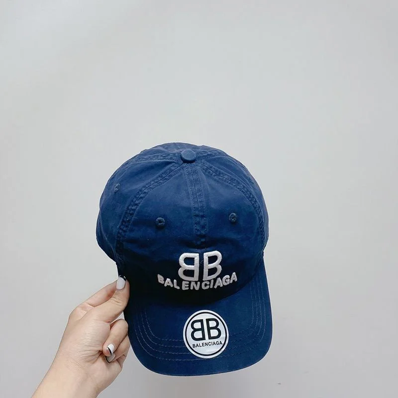 春もの新作バレンシアガ ロゴ刺繍 オーガニックコットンドリル製 キャップ コピー bam59364