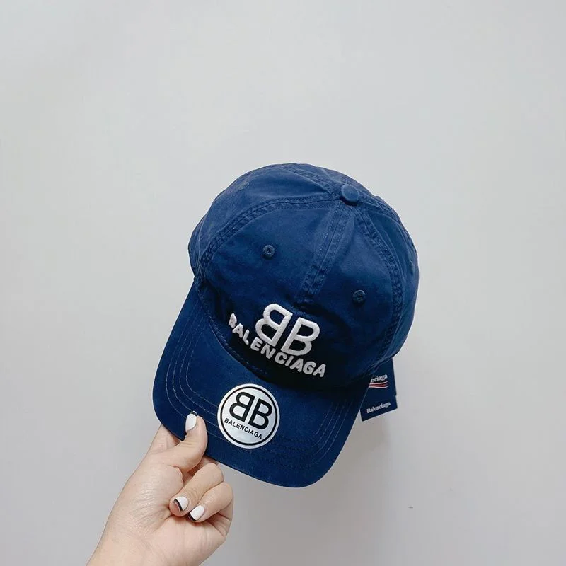 春もの新作バレンシアガ ロゴ刺繍 オーガニックコットンドリル製 キャップ コピー bam59364