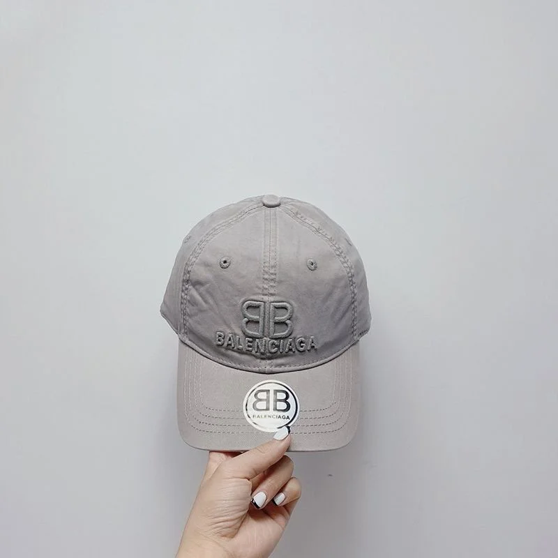 春もの新作バレンシアガ ロゴ刺繍 オーガニックコットンドリル製 キャップ コピー bam59364