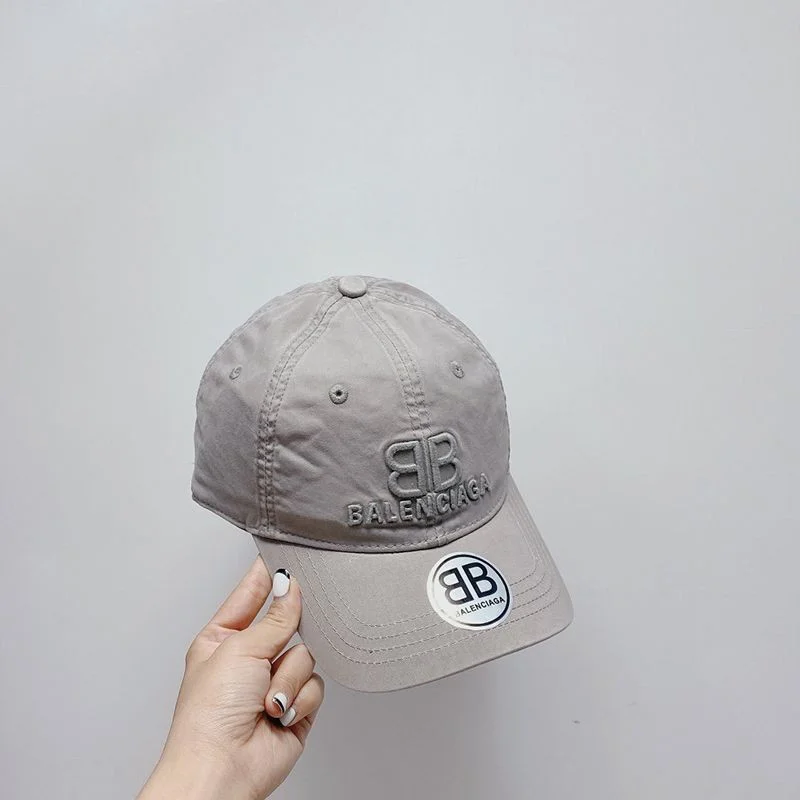 春もの新作バレンシアガ ロゴ刺繍 オーガニックコットンドリル製 キャップ コピー bam59364