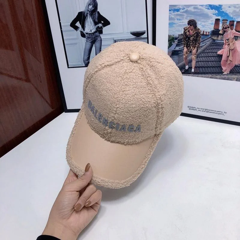 新色☆希少 バレンシアガ ラムズウール キャップ 偽物 baw51712