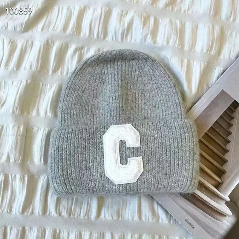 人気急上昇セリーヌ イニシャル付き カシミア ウール ビーニー 偽物 全色 Cea33971