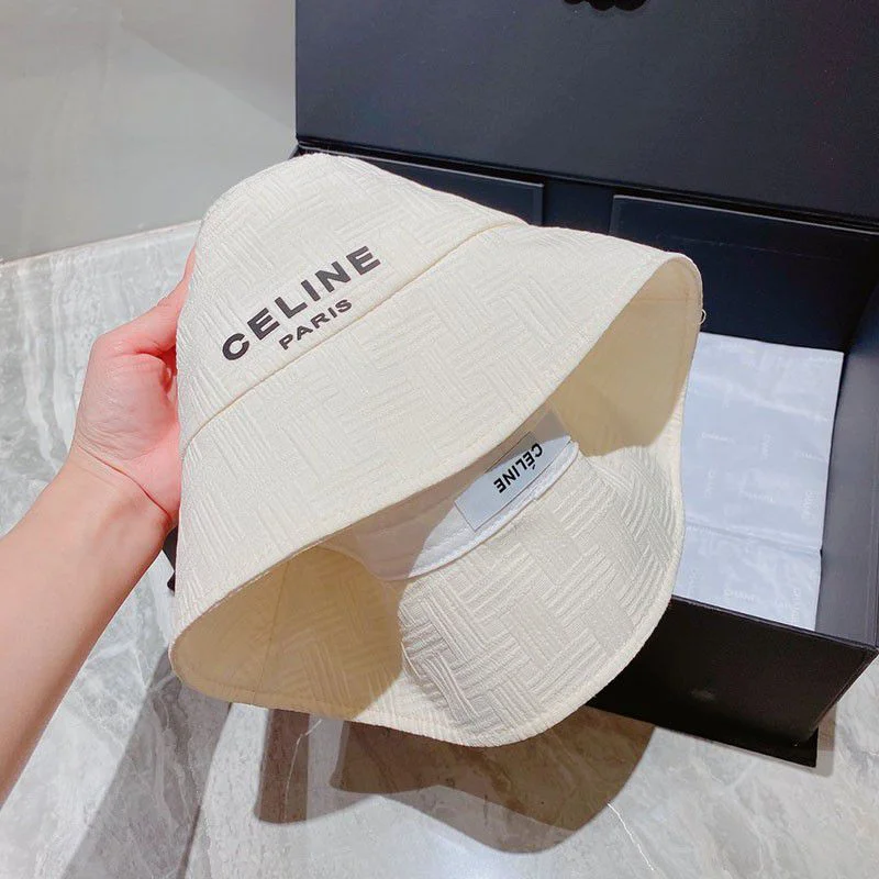日本未入荷 セリーヌ デニム ロゴ バケットハット 偽物 帽子 Ceq45126