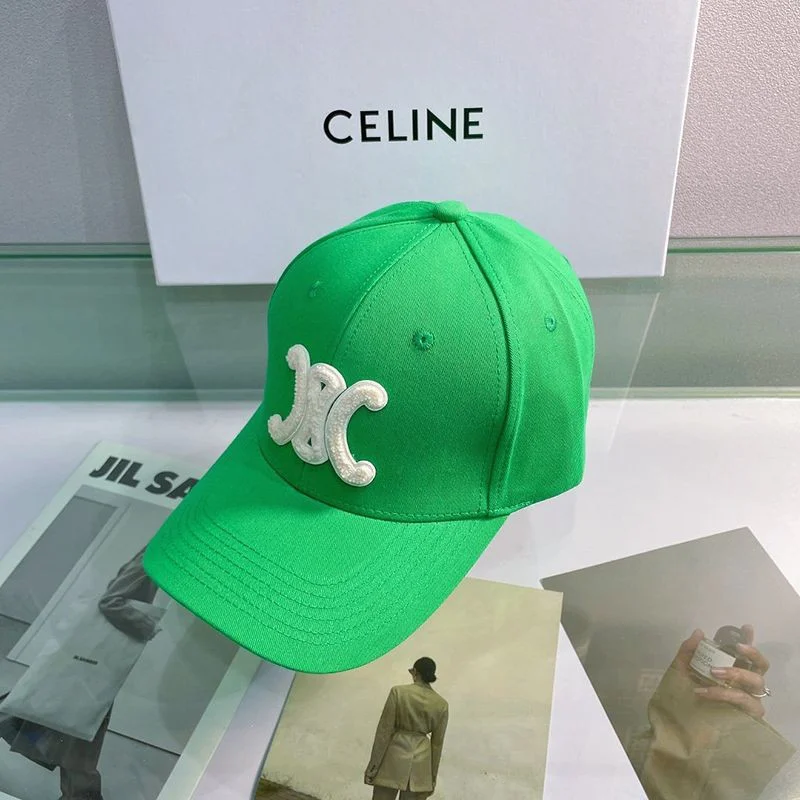 21-22AW【セリーヌ キャップ コピー】トリオンフ ベースボールキャップ Cex25175