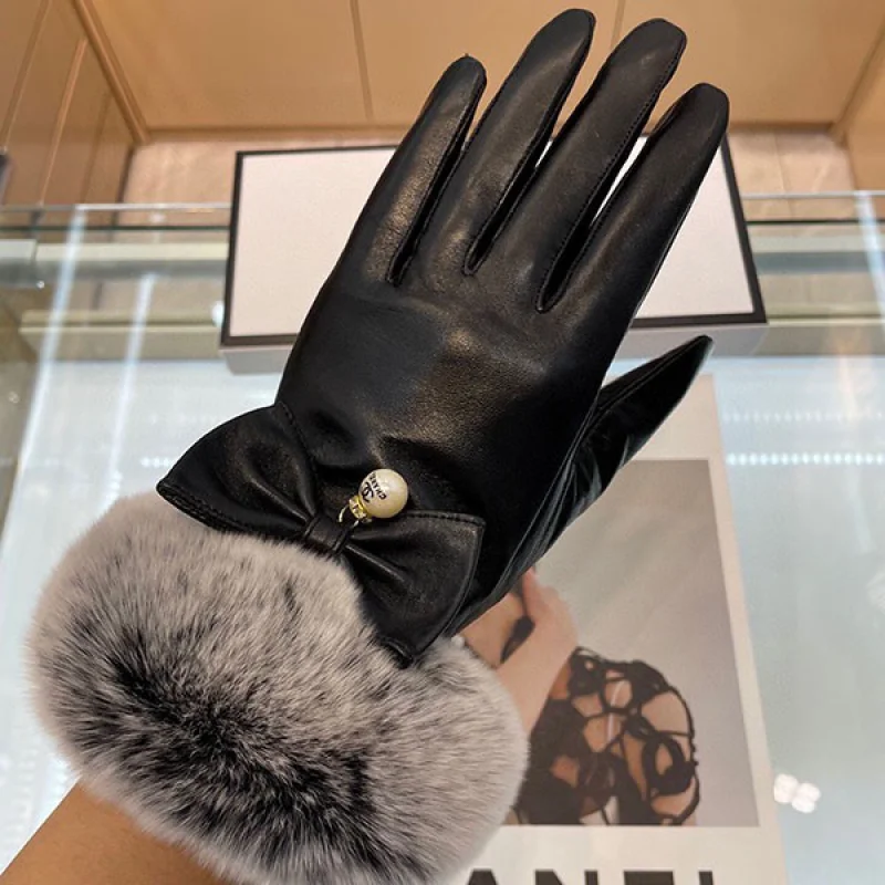 【高級感たっぷり♡】シャネル コピー レザーグローブ shj88106