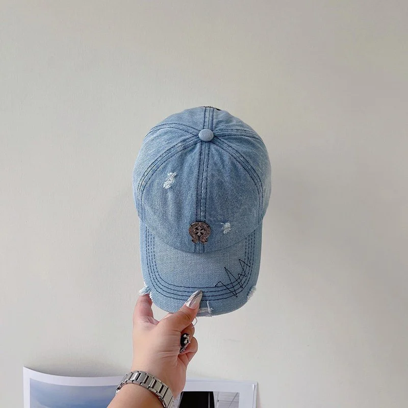 セール新作クロムハーツ 偽物 ダガー スエード 5 Panel キャップ ブラック Kub82777