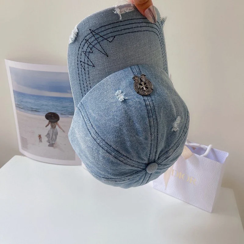 セール新作クロムハーツ 偽物 ダガー スエード 5 Panel キャップ ブラック Kub82777