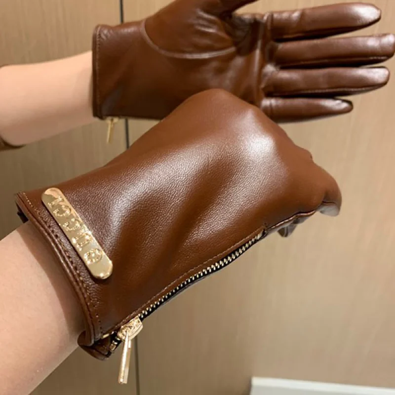 【使い勝手抜群】グッチ カシミアライニング レザーシンプルグローブ 偽物 guj72947
