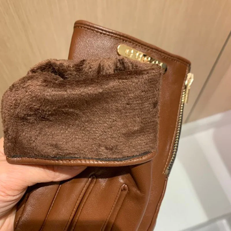 【使い勝手抜群】グッチ カシミアライニング レザーシンプルグローブ 偽物 guj72947