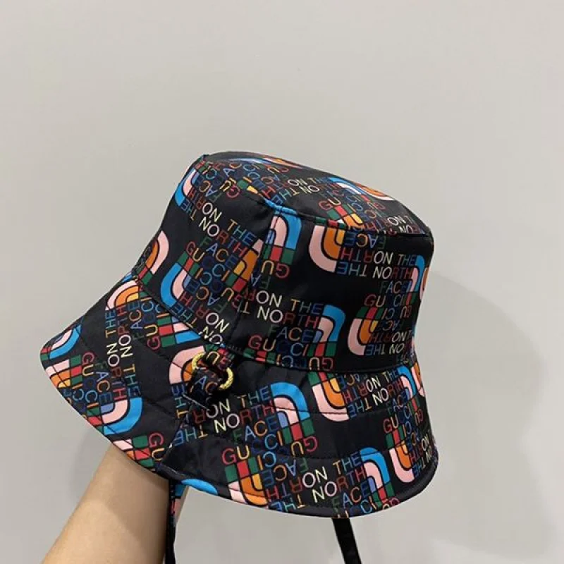 人気 グッチ×ノースフェイス コピー リバーシブル バケットハット guk42689
