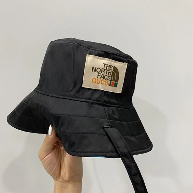 人気 グッチ×ノースフェイス コピー リバーシブル バケットハット guk42689