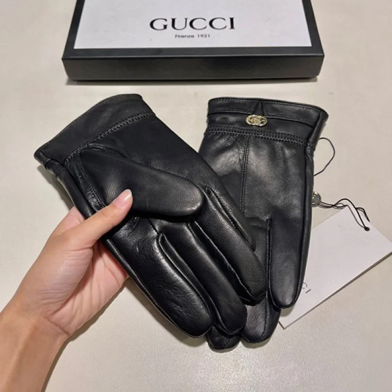完売必至 グッチ GGロゴ レザーグローブ 手袋 偽物 gul35914