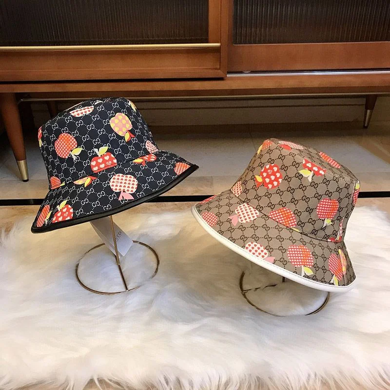 グッチ レポム バケットハット コピー アップル&ハート レポム リンゴ gup40284