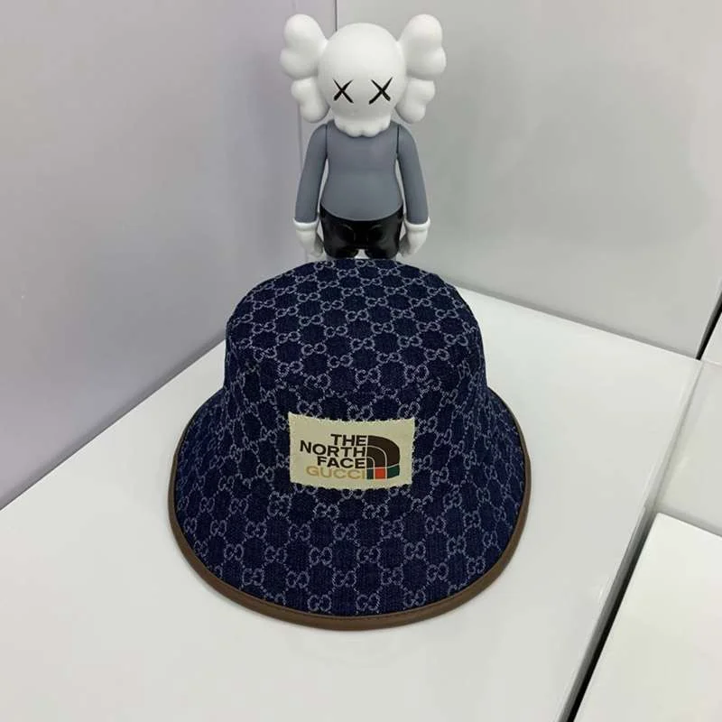 《大人気》グッチ ノースフェイス コピーGGキャンバス フェドラ バゲットハット gur45460
