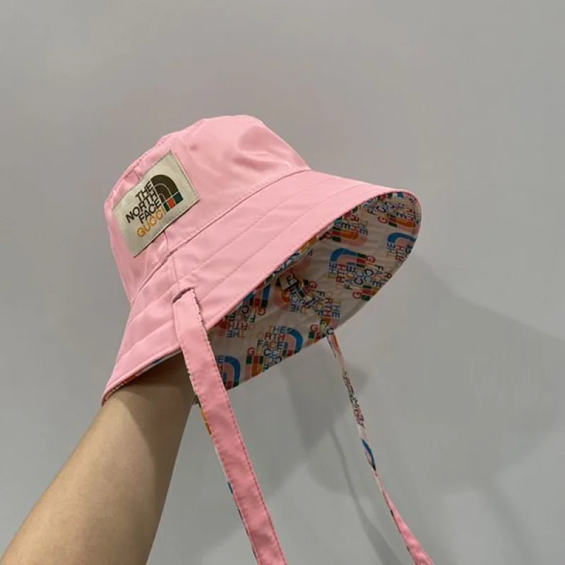 グッチ×ノースフェイス 偽物 リバーシブル バケットハット guy76147