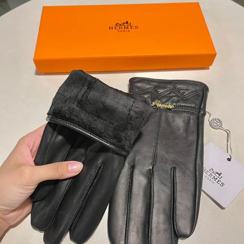 《お洒落☆大人上品》エルメス 手袋 偽物 カシミア裏地 erw94279