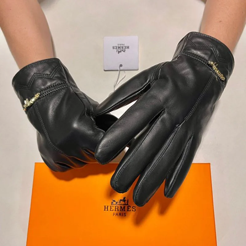 《お洒落☆大人上品》エルメス 手袋 偽物 カシミア裏地 erw94279