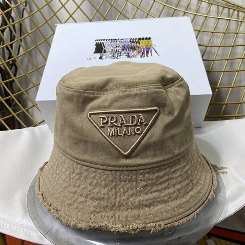 日本未入荷プラダ コピー ドリル バケットハット カーキ 1HC137_2FMB_F0241