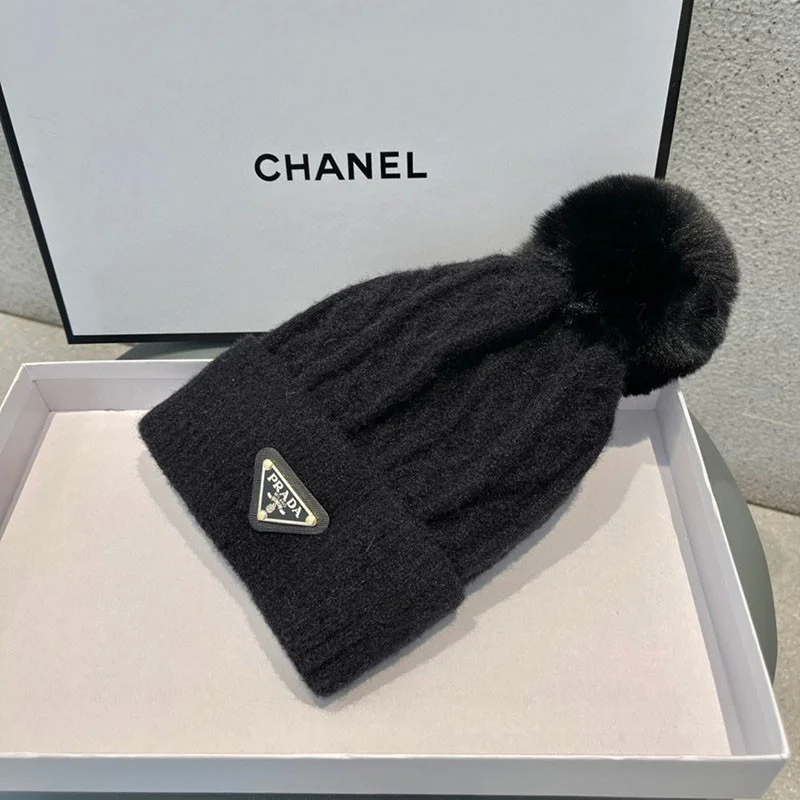 21-22AW【プラダ コピー】シンプル ウール ニット キャップ puo02494