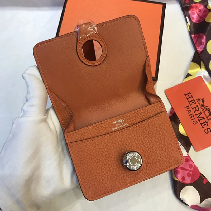 エルメス カーフスキン カードホルダー スーパーコピーN品 ドゴンhe19041