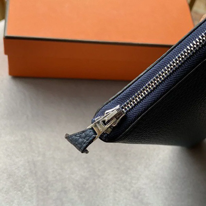 エルメス アザップエプソン シルバー金具he19077 クラシックロング スーパーコピー