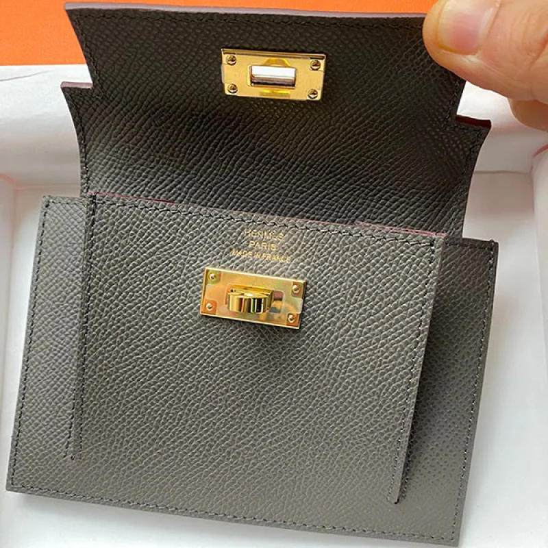 エルメス 偽物コピー ケリーポケットコンパクト ウォレットhe19129