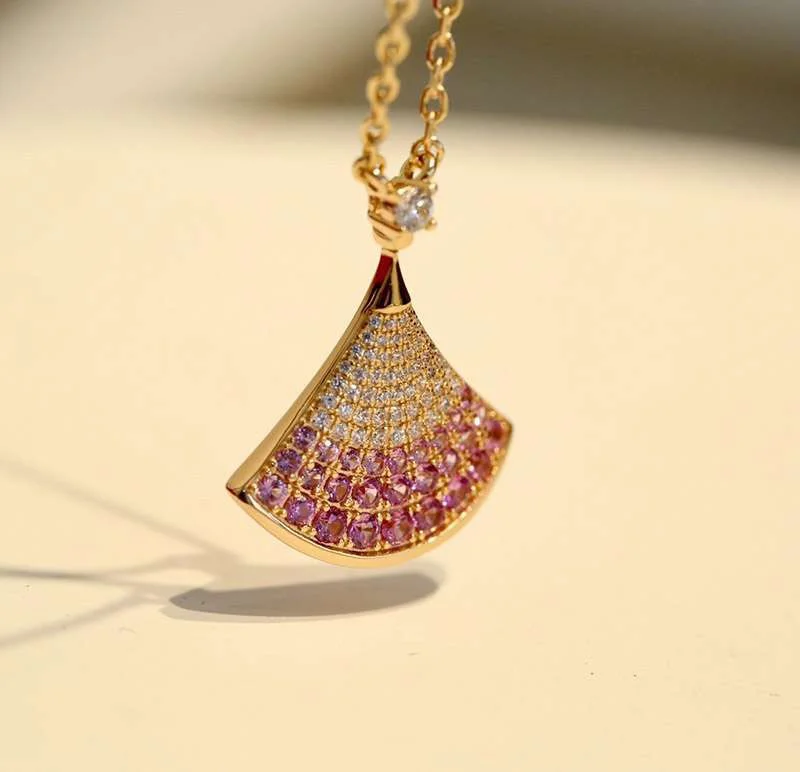 目を惹くカラー ブルガリ ビーゼロワン ネックレス コピー DIVAS DREAM☆ローズGold&輝くダイヤ☆ネックレスS310 Buf46484