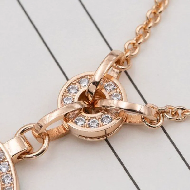 大人気 ブルガリ ネックレス 偽物18K ゴールド Buo70692