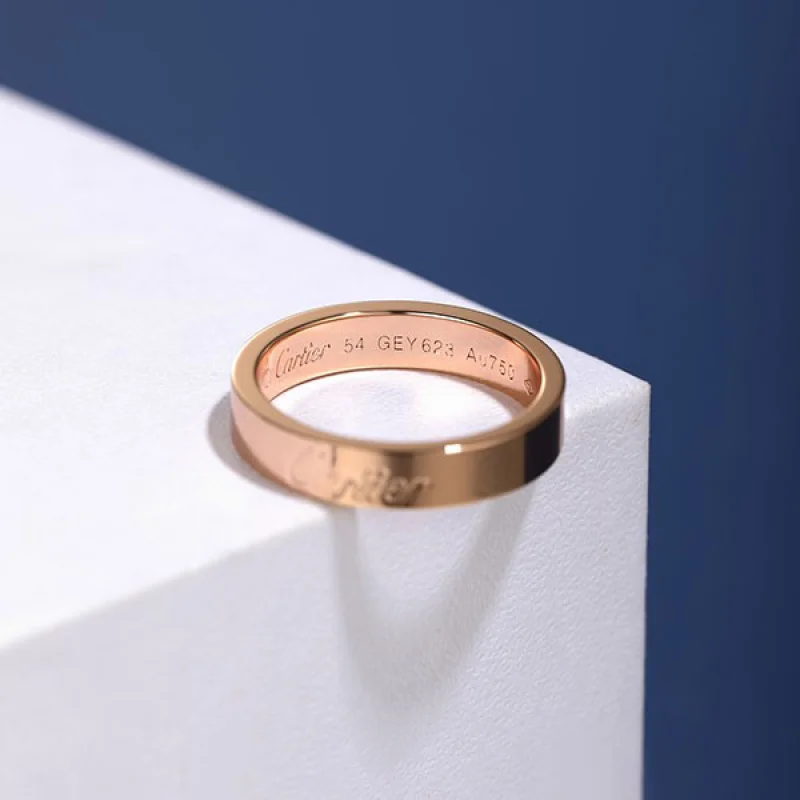即納!【カルティエ 偽物】C ドゥ カルティエ ウェディング リング 結婚指輪 シルバー/ゴールド B4054000