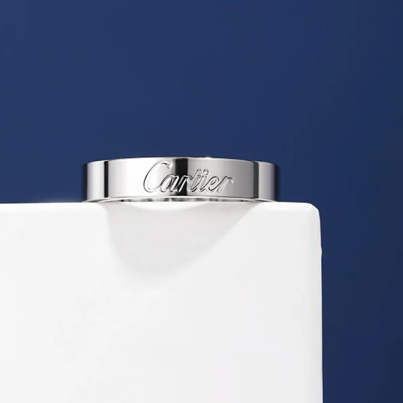 即納!【カルティエ 偽物】C ドゥ カルティエ ウェディング リング 結婚指輪 シルバー/ゴールド B4054000