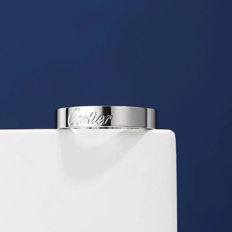 即納!【カルティエ 偽物】C ドゥ カルティエ ウェディング リング 結婚指輪 シルバー/ゴールド B4054000