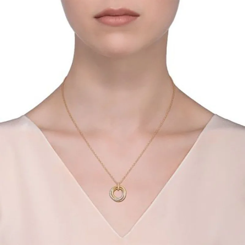カルティエ TRINITY 偽物ネックレス 18K ダイヤモンド kap60790