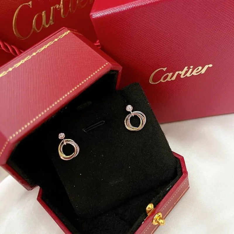 カルティエ トリニティ コピー ダイヤモンド リング ピアス kaw75591