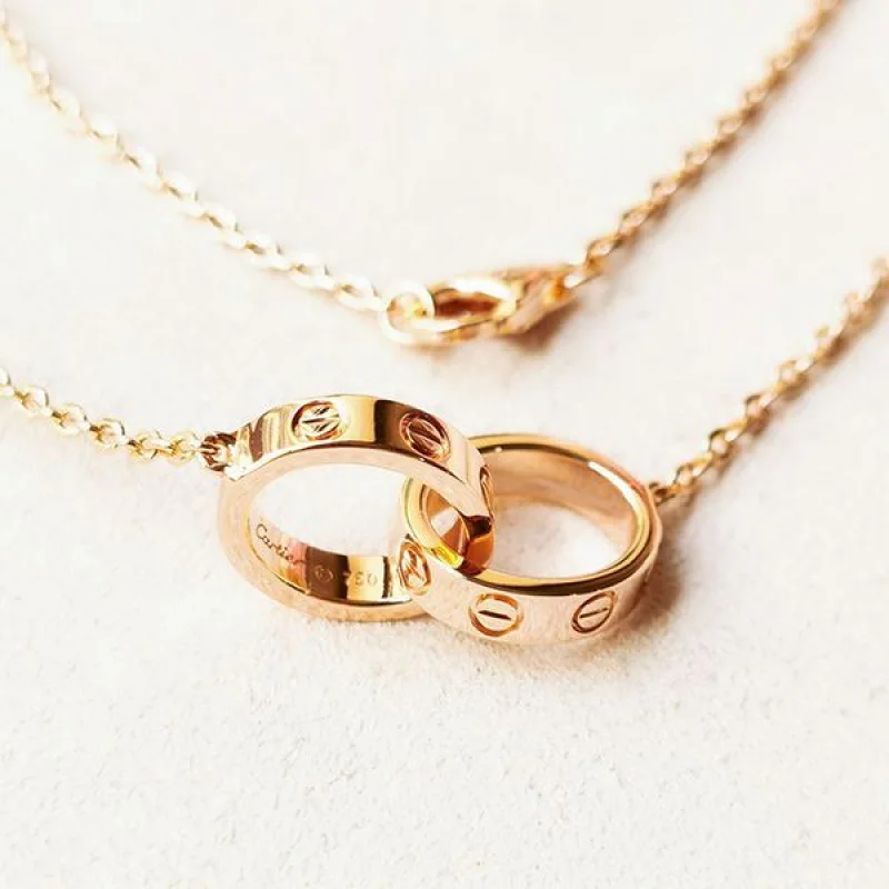 入手困難品！【カルティエ 偽物】LOVEネックレス kae73246