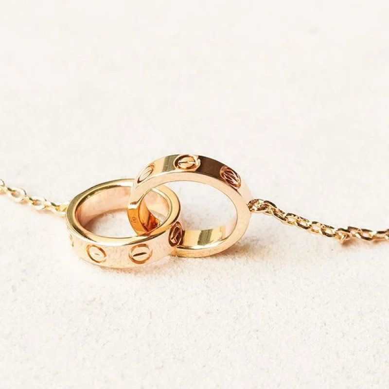 入手困難品！【カルティエ 偽物】LOVEネックレス kae73246