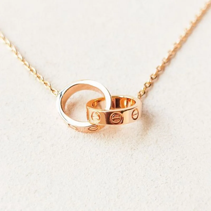 入手困難品！【カルティエ 偽物】LOVEネックレス kae73246