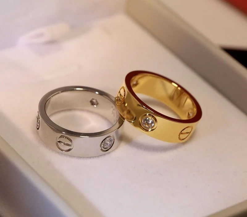 稀少カルティエ LOVE リング コピー、ダイヤモンド3個 3色 kah48775