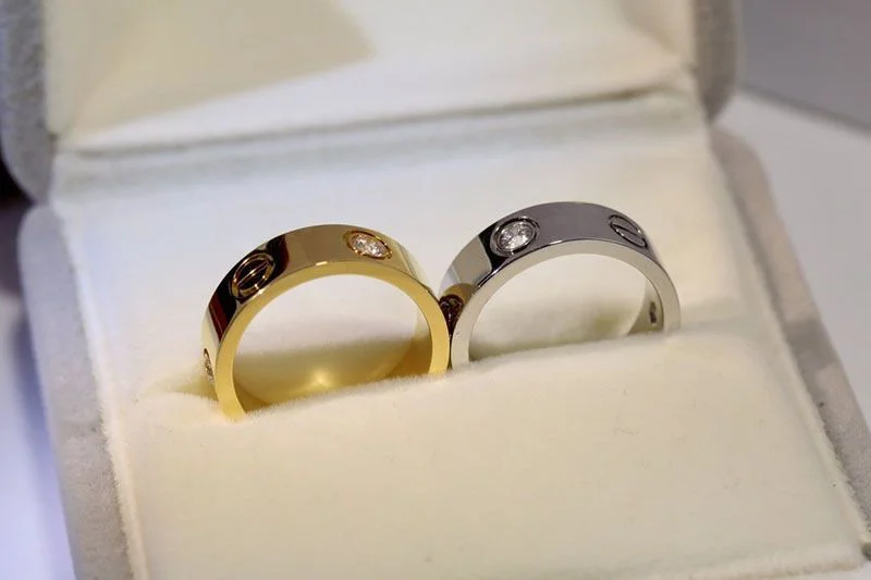 稀少カルティエ LOVE リング コピー、ダイヤモンド3個 3色 kah48775