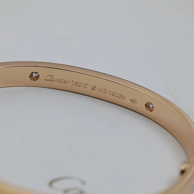 入手困難 カルティエ LOVEブレスレット コピー スモールモデル 6 ダイヤモンド kal00230