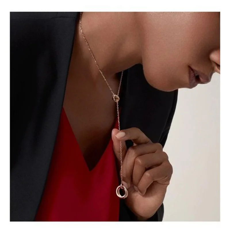 カルティエ トリニティ ネックレス 偽物 18K ダイヤモンド kal33823