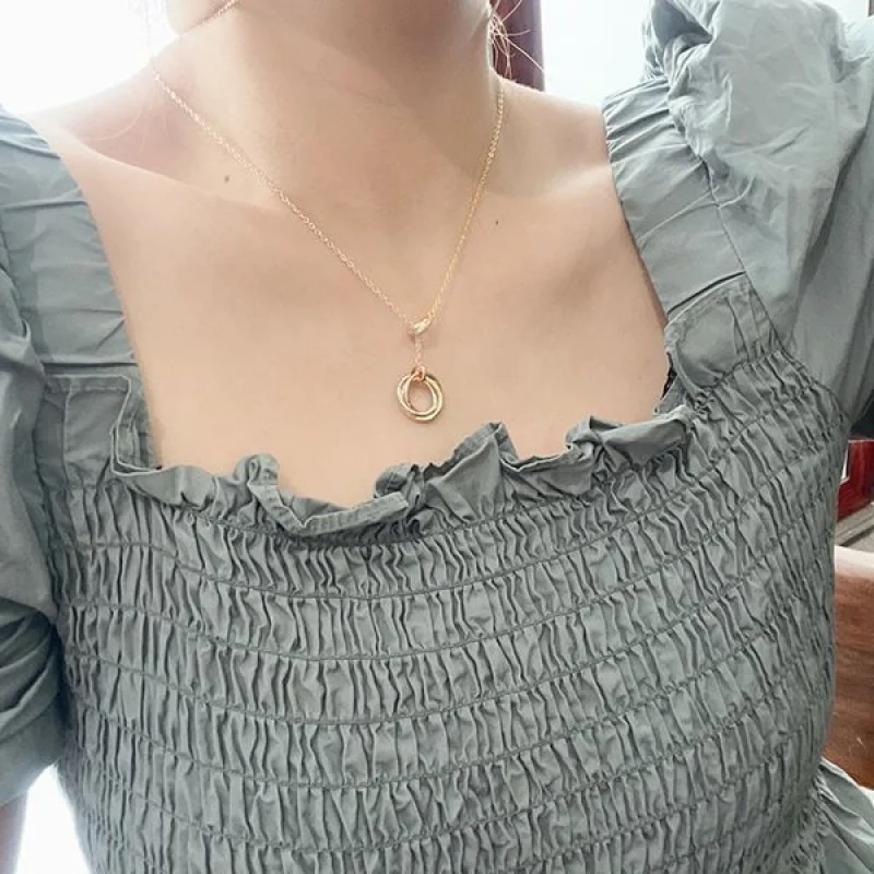 カルティエ トリニティ ネックレス 偽物 18K ダイヤモンド kal33823