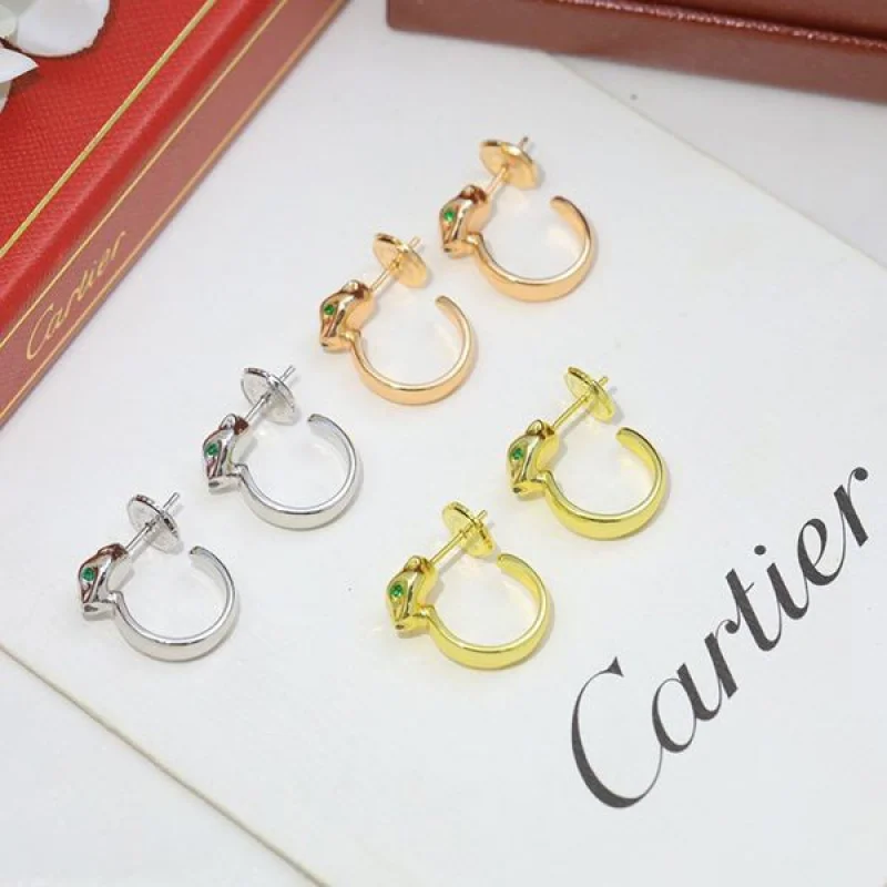 日本未入荷 カルティエ ピアス 偽物★パンテール ドゥ カルティエピアス kar32341