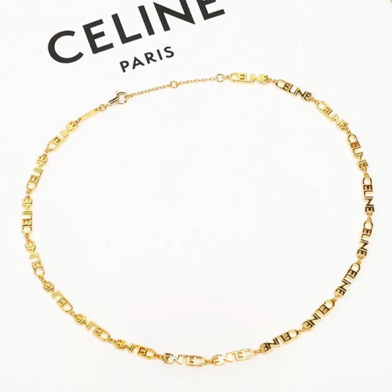 完売人気☆上品 セリーヌ CELINEの文字 ネックレス コピー Ceb90826