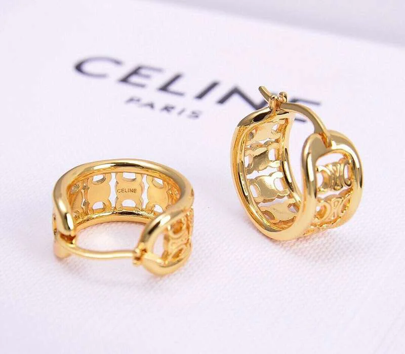 人気急上昇セリーヌ コピー トリオンフ ピアス ロゴ Ced37328