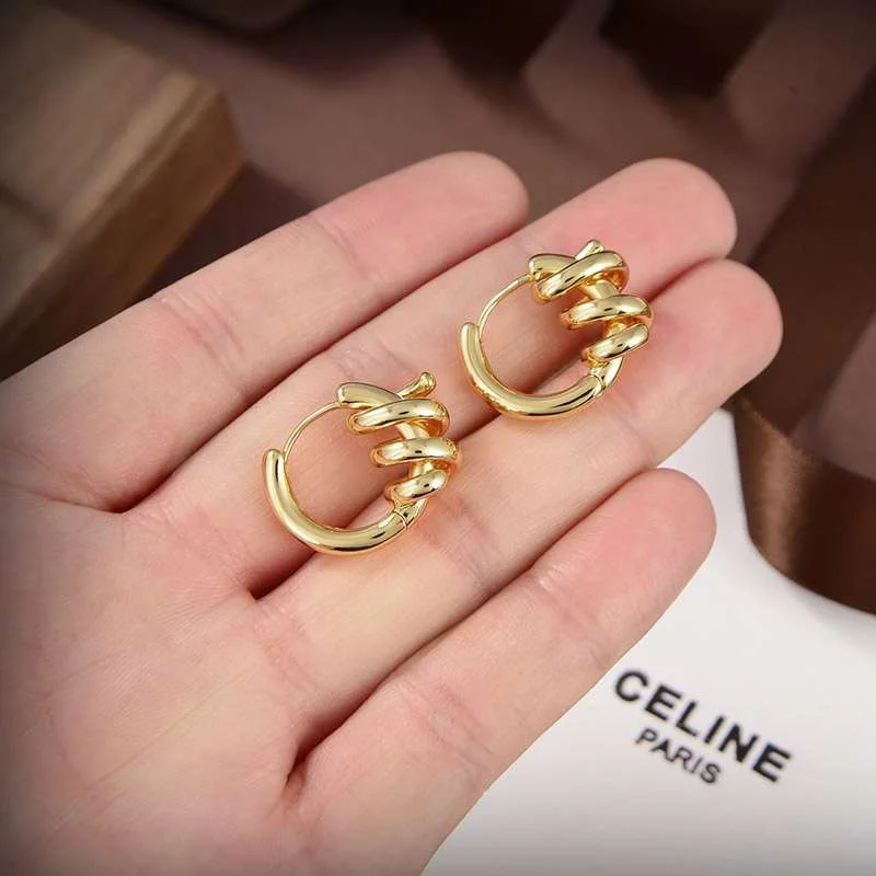 《大人気》セリーヌ 偽物 トリオンフ ピアス Cee31756