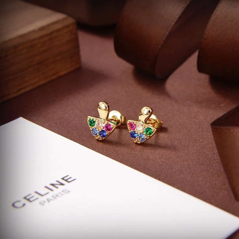 《大人気》セリーヌ クリスタル ピアス コピー Cei93830