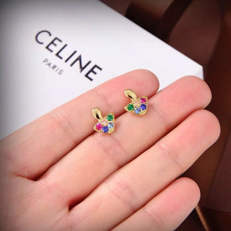 《大人気》セリーヌ クリスタル ピアス コピー Cei93830